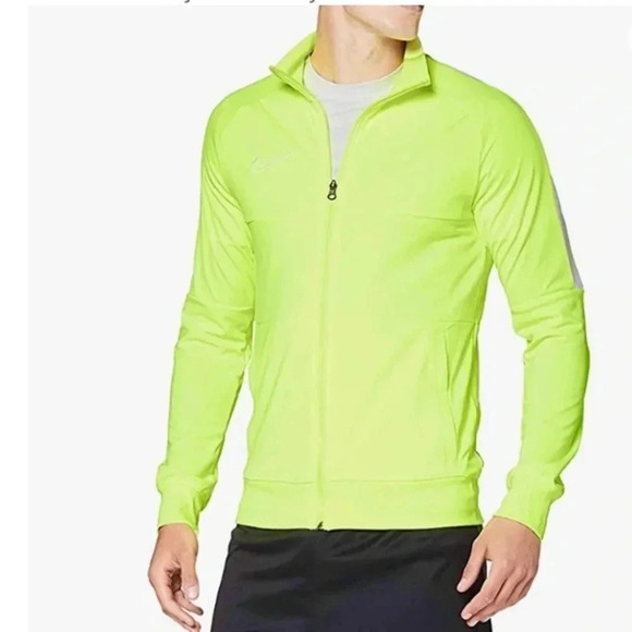 Nike Men’s Track Jacket Size Small Neon Yellow NWT - Picture 1 of 10